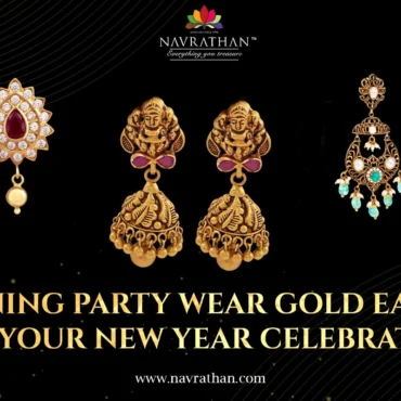 6 Stunning Party Wear Gold Earrings for Your New Year Celebration